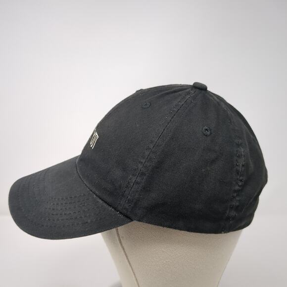 IYCYM Slideback Baseball Cap Black One Size Adjustable Embroidered Vented Holes - Picture 3 of 9